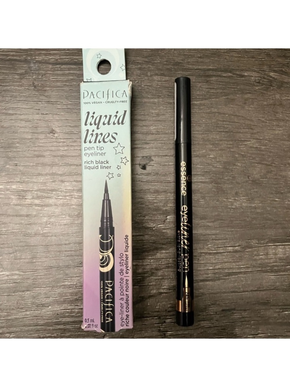 Vegan Cruelty Free Eyeliner Bundle, New, clean beauty makeup, Black, matte, fine